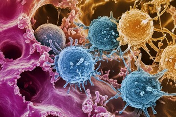 The Battle Within: Emotive Interaction of Immune Cells and Cancer Cells Under Immunotherapy
