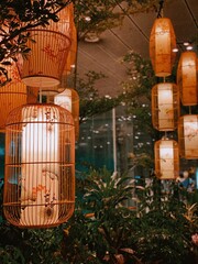 Changi Airport Japanese Lantern