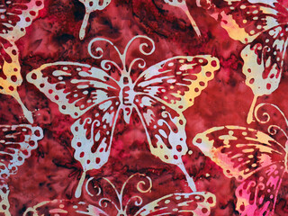 Cloth made using technique originated from Indonesia