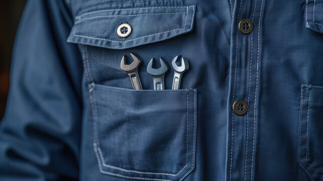 The Wrenches in Work Shirt