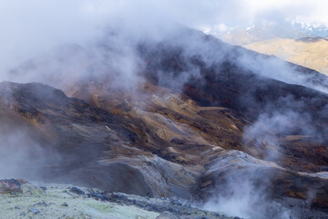 Cumbal volcano in Colombia