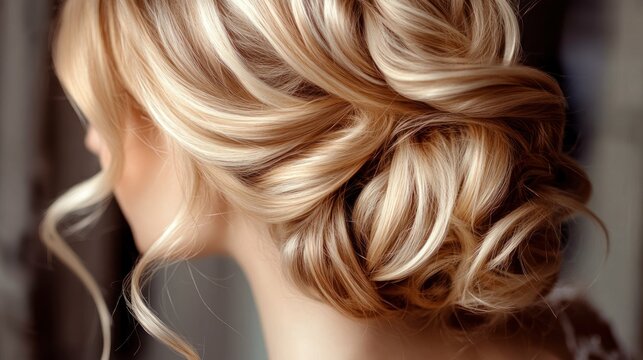 Elegant Blonde Hairstyle