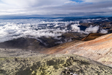 Cumbal volcano in Colombia