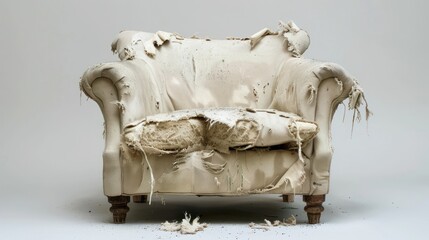 A Worn-Out Sofa