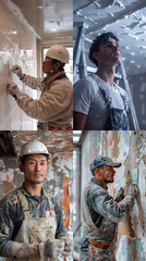 Interior Worker Ready for Renovation [created with generative AI technology]