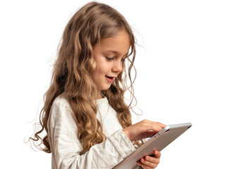 child with laptop