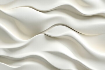 Fototapeta premium Elegant white leather with flowing texture