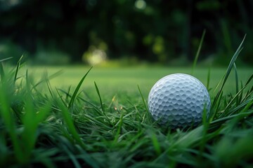 Golf Ball and Golf Course in Perfect Harmony