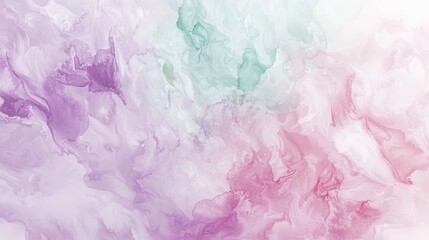 Fototapeta premium Soft Watercolor Texture in Pastel Hues for Wedding Invitations, Posters, and Artistic Designs