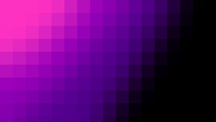 abstract pink, purple and black pixelated background. Mosaic squares wallpaper