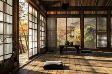 Zen Zones, Harmonious Homes of Peace --ar 3:2 --stylize 0 Job ID: 01298cd0-b96e-4a98-b189-ad350e9f9838