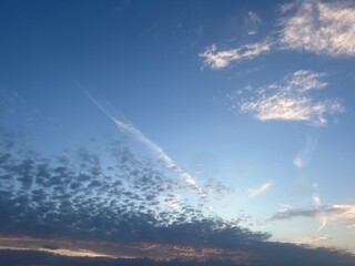 beautiful and tender heavens background, natural colors 