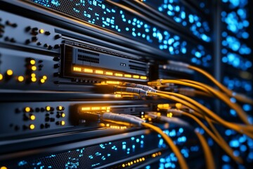 Naklejka premium Scorecard for IT performance evaluates system uptime and incident response