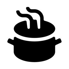 Cooking Pot Solid Icon
