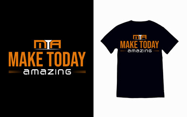 Typography text design t shirt design