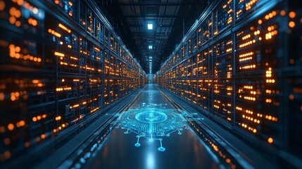 AI technology in data centers for processing and optimizing predictions