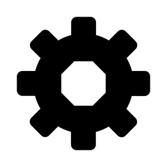 Cogwheel Gear Settings Solid Icon