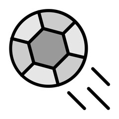Obraz premium Football Vector Filled Icon Design