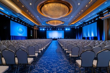 Fototapeta premium Backup plan for corporate events secures alternative arrangements if key speakers or venues are unavailable