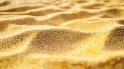 Golden sand texture background. Beautiful sand background. Close-up.