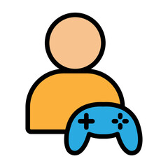 Character Avatar Vector Filled Icon Design