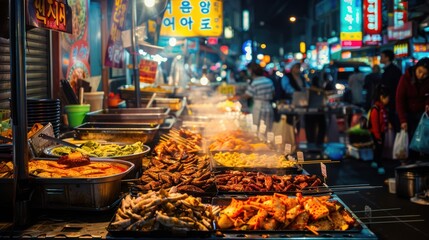 Korean Street Food Night Market