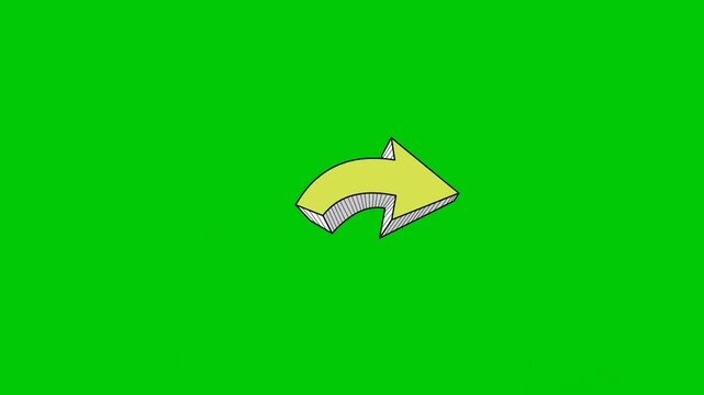 arrow pointing green screen animated arrows showing something, arrow pointing scribble 