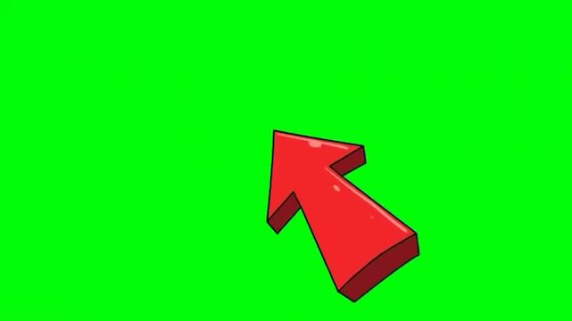 arrow pointing green screen animated arrows showing something, arrow pointing scribble 
