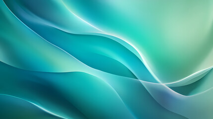 Fototapeta premium Cyan with aqua blue and green gradient luxury abstract background. Gradient. Illustration