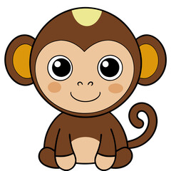 Obraz premium cartoon, animal, illustration, vector, bear, dog, brown, mammal, baby, fun, pet, puppy, zoo, toy, art, wild, funny, isolated, character, teddy, cute, smile, fur, jungle, nature