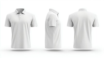 A white shirt with a collar and buttons