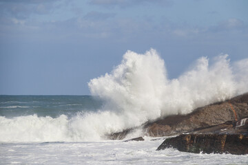 Hangover on Leblon beach in Rio de Janeiro.