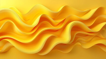 Decorative design modern pattern with stylish smooth yellow wave background vector 