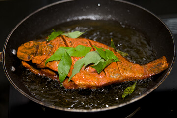 Sizzling Fried Fish