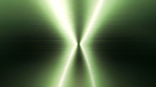 Green, chrome, or aluminum shinny metallic surface background text. ai generated. Metallic Surface. Illustration