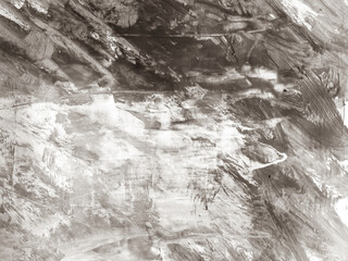 Pale Wall Texture. Splatter Paint Brushes.