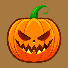 halloween pumpkin isolated 