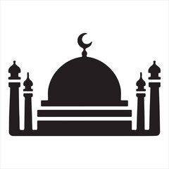 Sticker icon silhouette on white background
