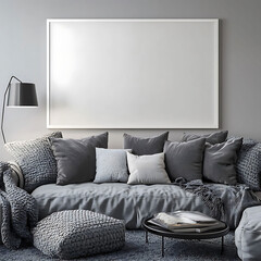 Cozy Living Room with Modern Decor Elements