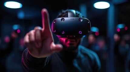A group of users testing various haptic devices in a VR lab, illustrating the innovative ways technology enhances the virtual reality user experience.