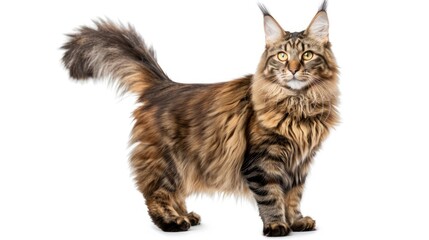 Portrait of a Maine Coon Cat
