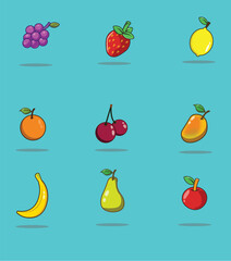 collection fresh Fruits