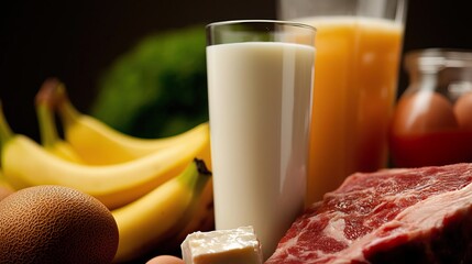 avoid combining milk with eggs, bananas, melon, yeast, fish, meat