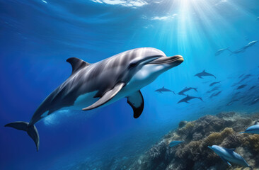 dolphin in the sea