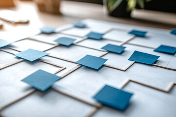 Overlapping grids, representing the layers of strategic planning