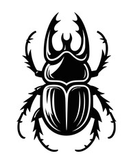  Beetle silhouette, insect