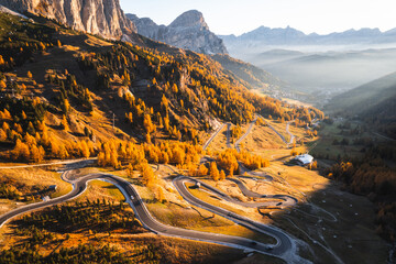 sunrise in the mountains