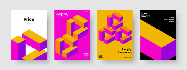 Fototapeta premium Abstract Flyer Template. Geometric Background Layout. Isolated Report Design. Book Cover. Business Presentation. Banner. Brochure. Poster. Portfolio. Handbill. Magazine. Notebook. Newsletter