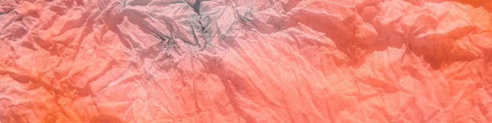 Tan Striped Tie Dyed Pattern. Multicolor Mixed