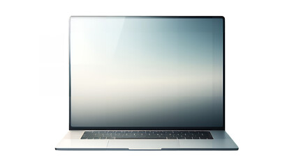 Fototapeta premium laptop isolated on white background